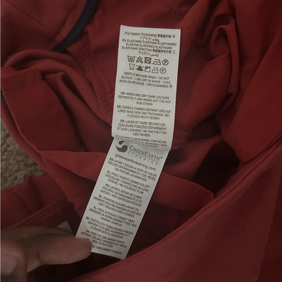 Boden Women's 16/18R Hampshire 7/8
Pants Flat Front Dress Ankle Orange Career - Picture 7 of 9